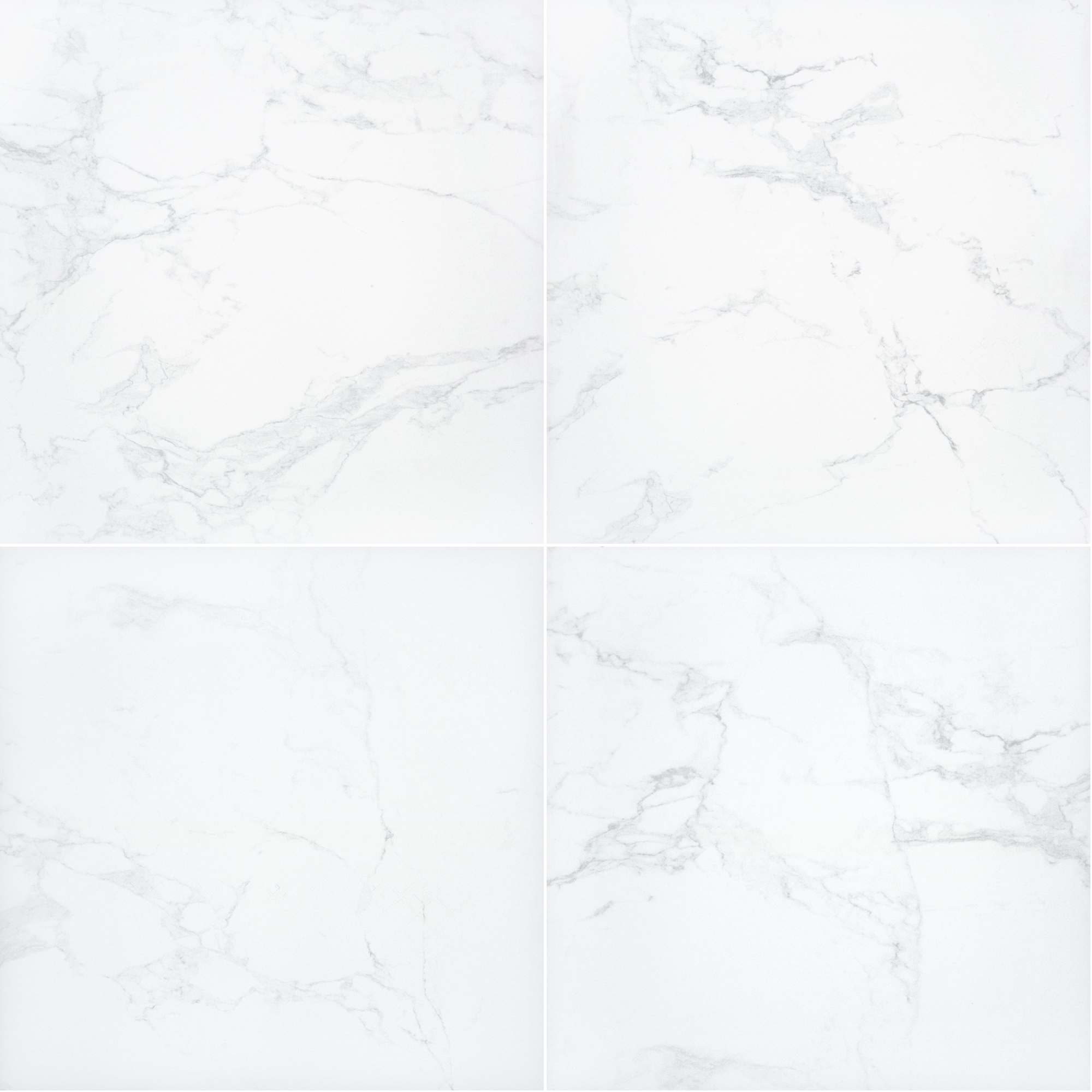 Ackland Islera Valora Porcelain Paver Tile — 24in. x 24in., White Marble Look, Slip-Resistant, Frost and Stain Resistant, Model# NTE-LSC-074